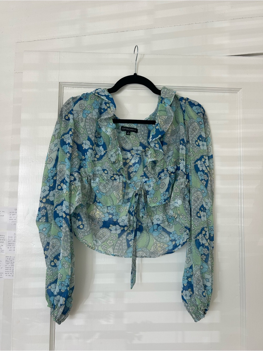 Long sleeve blouse